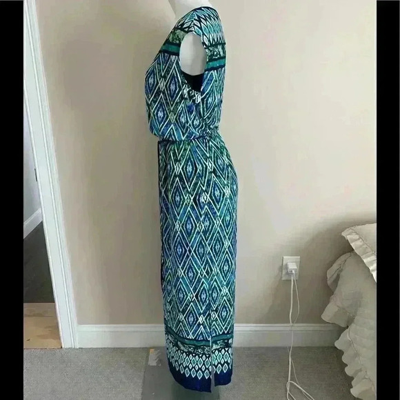 Patterned Maxi Summer Dress - Picture 5 of 11